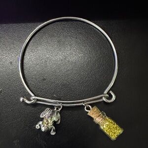 Charm Bracelet with 2 charms